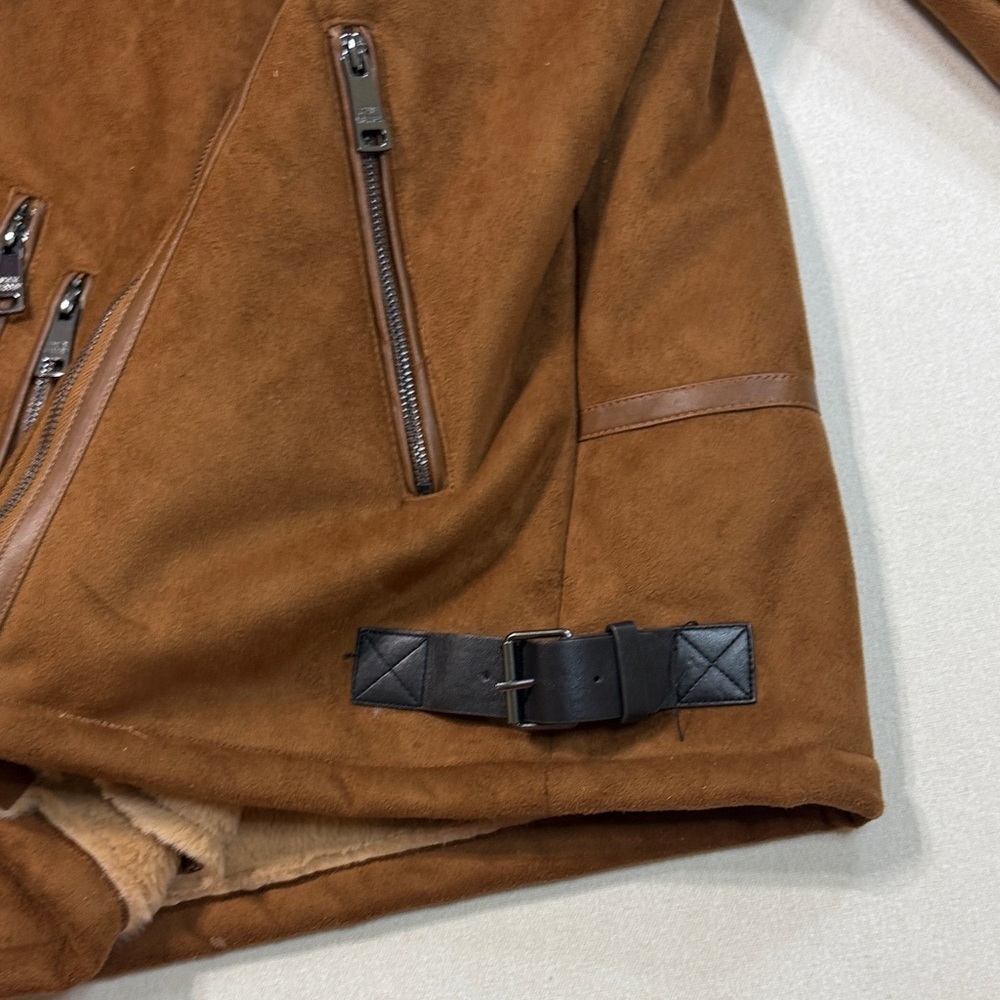 Steve Madden Brown Teddy Jacket - Picture 6 of 11